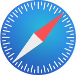 safari logo, looks like a compass