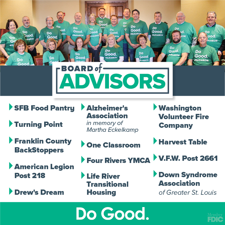 Board of Advisors Makes Donations