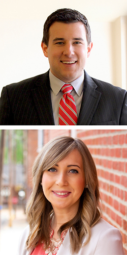 Chris Eckelkamp and Danielle Unnerstall smiling